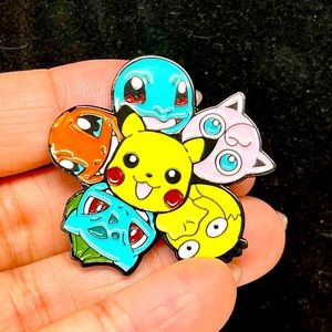 large Pokémon TV cartoon series pin/brooch-lapel